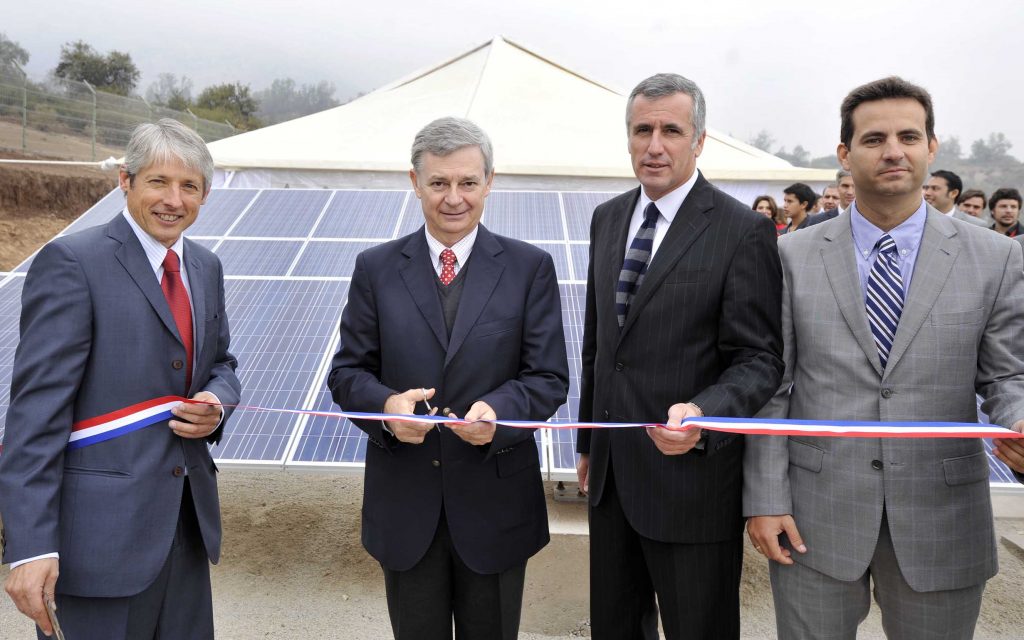 Inauguración Lab. Alejandro Jadresic, Ministro Bunster, Andrés Benítez, Bruno Bernal