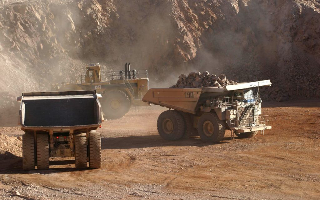 (FILE) Photograph taken in March 2006 showing the copper mine "La Esc
