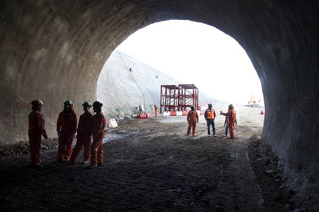 Túneles de Nuevo Nivel Mina de El Teniente completan más de un kilómetro de avance