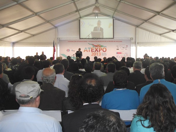 Feria minera Atexpo 2013 Copiapó - inauguración 2