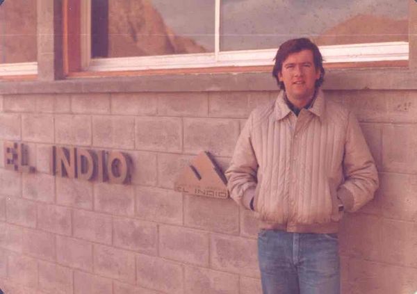 Jaime Sepúlveda en Minera El Indio, 1980. (Foto: Archivo personal).