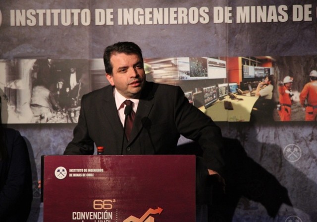 El subsecretario de Minería, Ignacio Moreno, durante la 66° Convención Anual del IIMCh. (Foto: Revista NME)