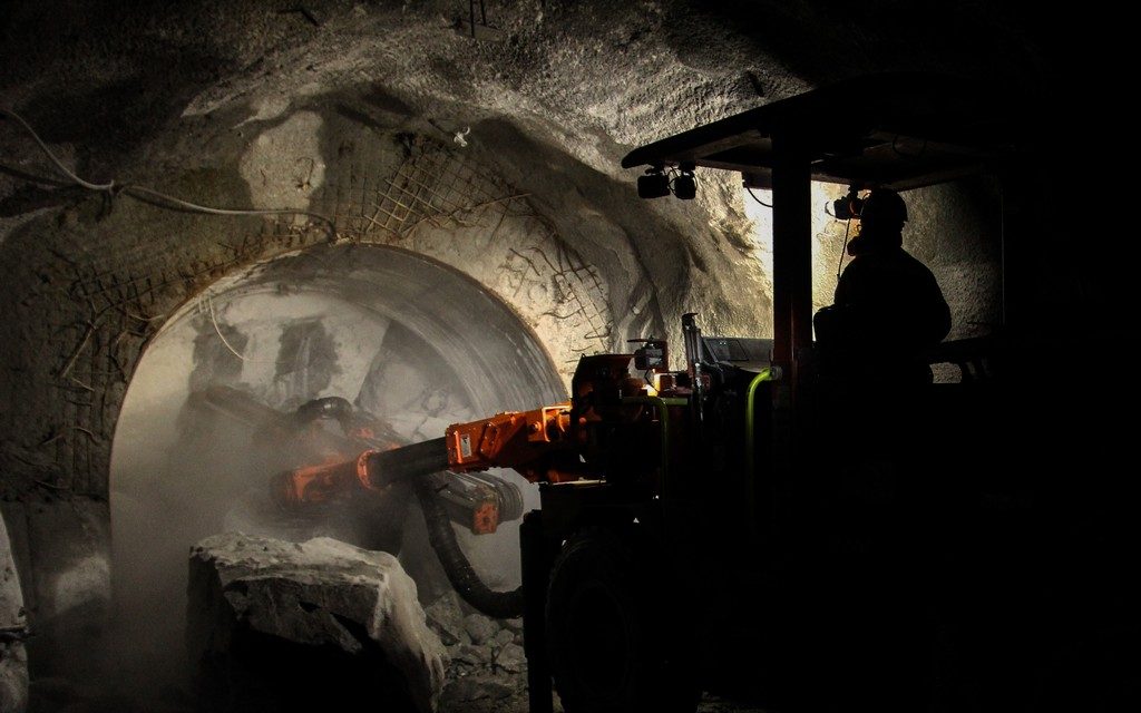 minería túnel