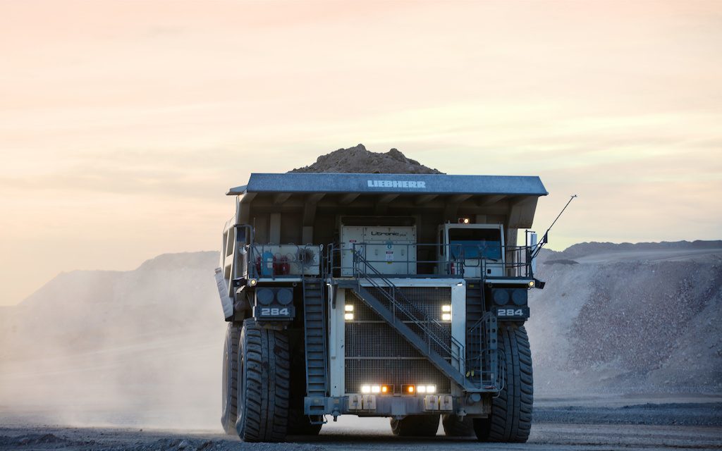 Liebherr - camión minería