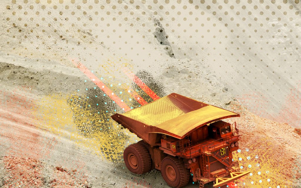 Control de polvo - minería - camión